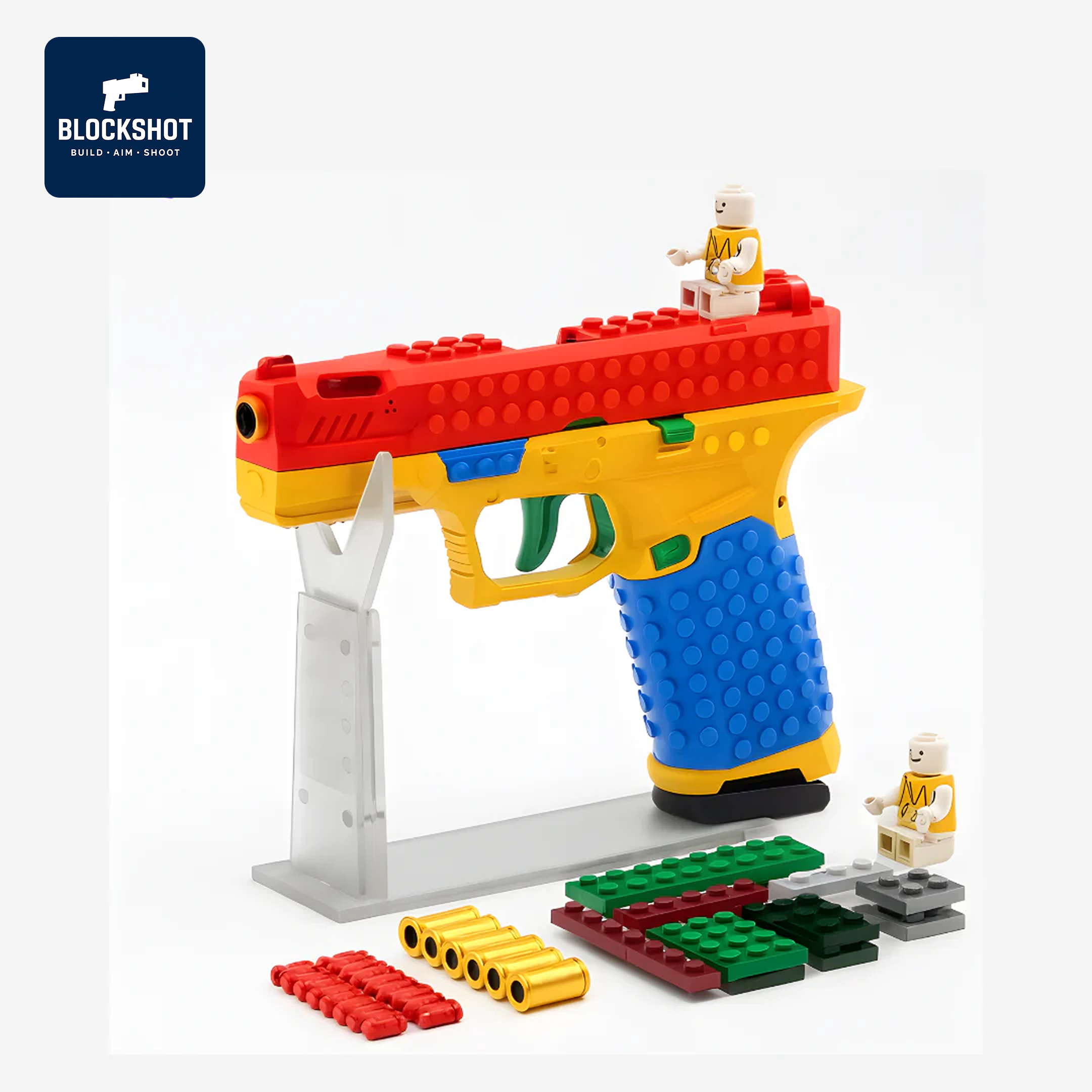 BlockShot™ Pistol – Buildable Brick-Style Blaster