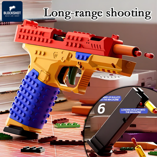 BlockShot™ Pistol – Buildable Brick-Style Blaster